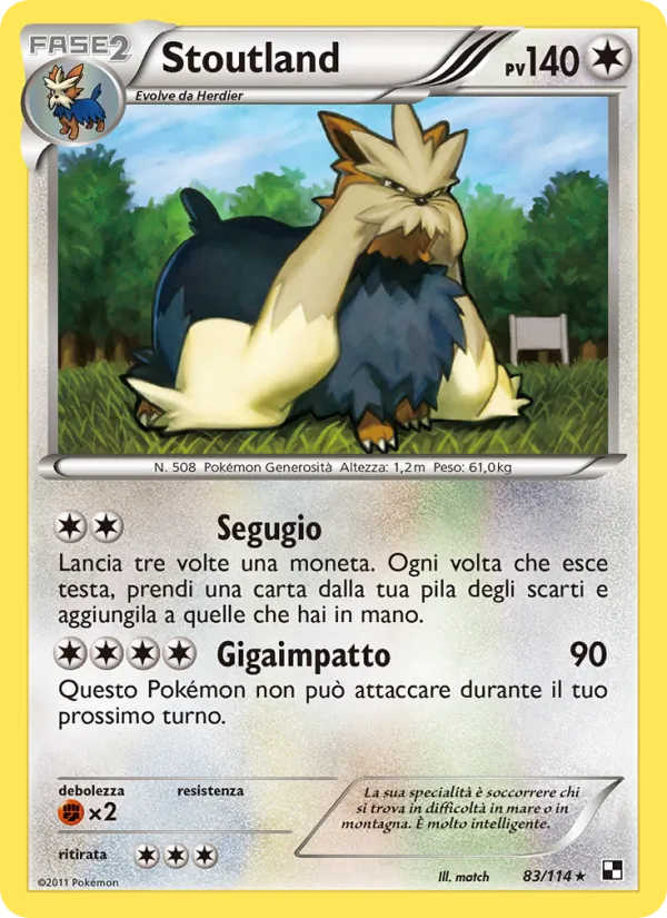 Stoutland (Nero e Bianco #83/114)