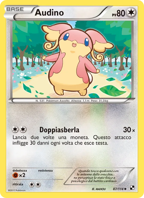Audino (Nero e Bianco #87/114)