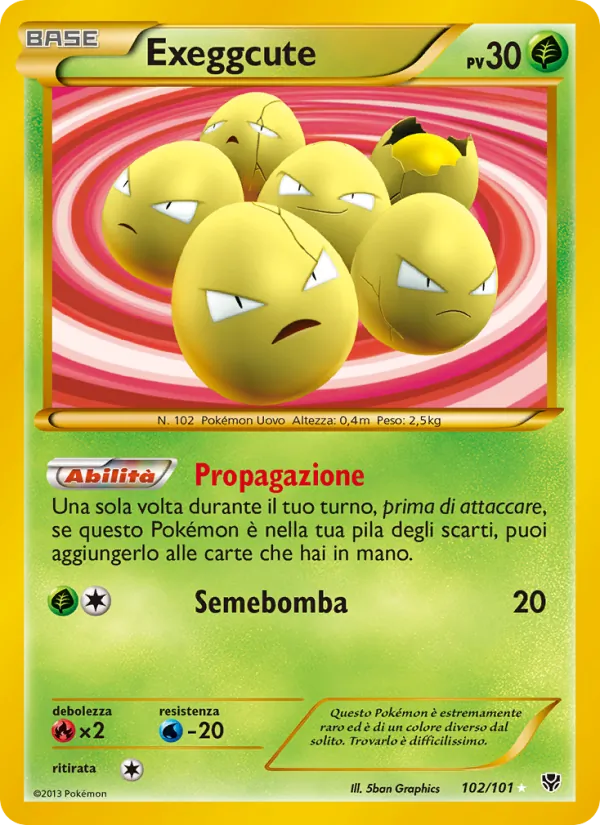 Exeggcute (Esplosione Plasma #102/101)