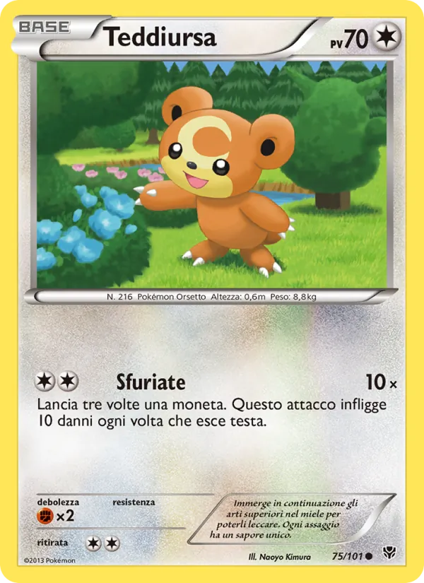 Teddiursa (Plasma Blast #75/101)