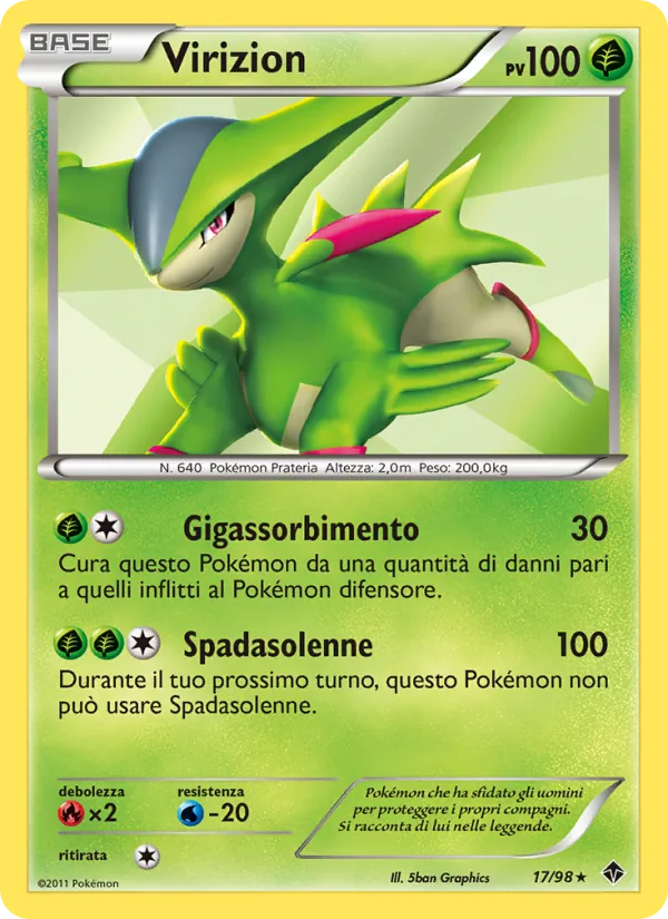 Virizion (Nuove Forze #17/98)