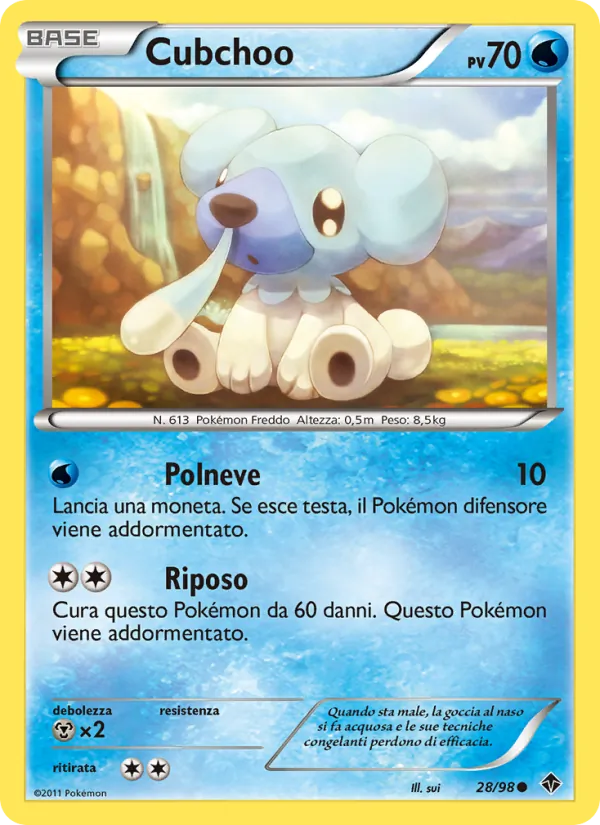 Cubchoo (Nuove Forze #28/98)