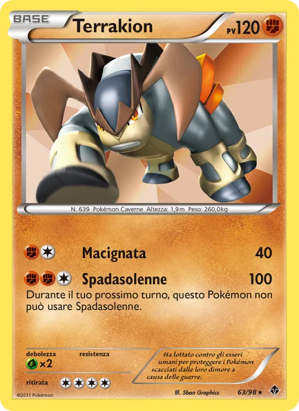 Terrakion (Nuove Forze #63/98)