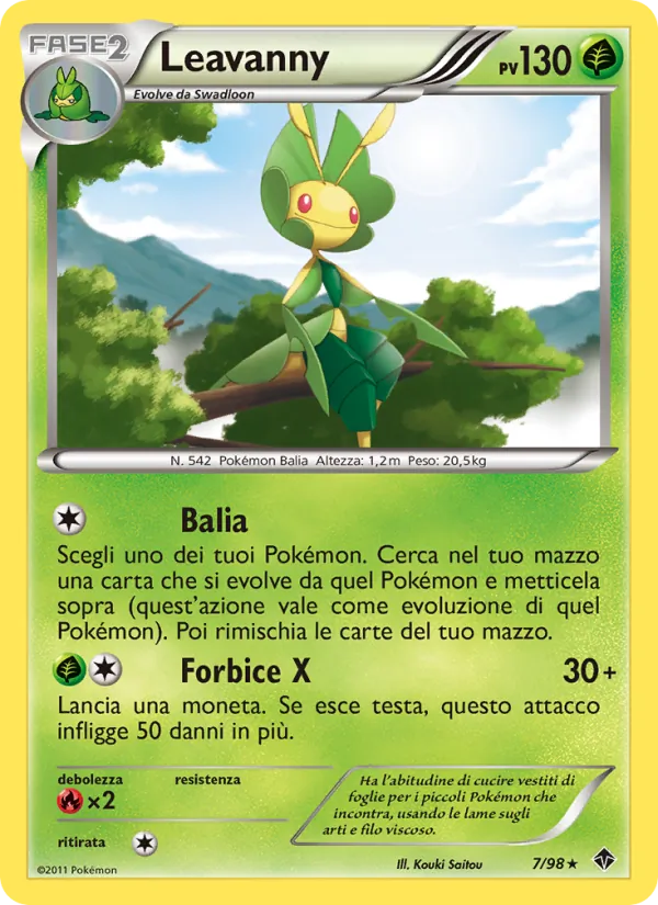 Leavanny (Nuove Forze #7/98)