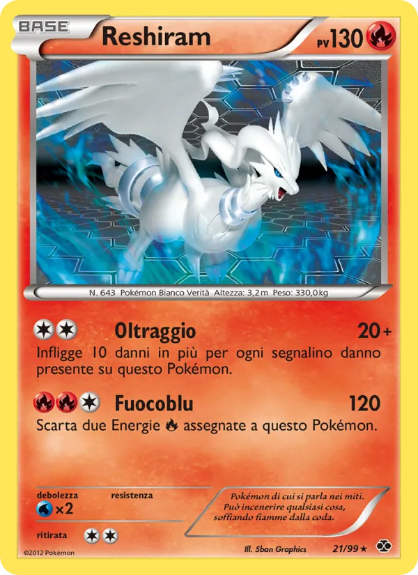 Reshiram (Destini Futuri #21/99)