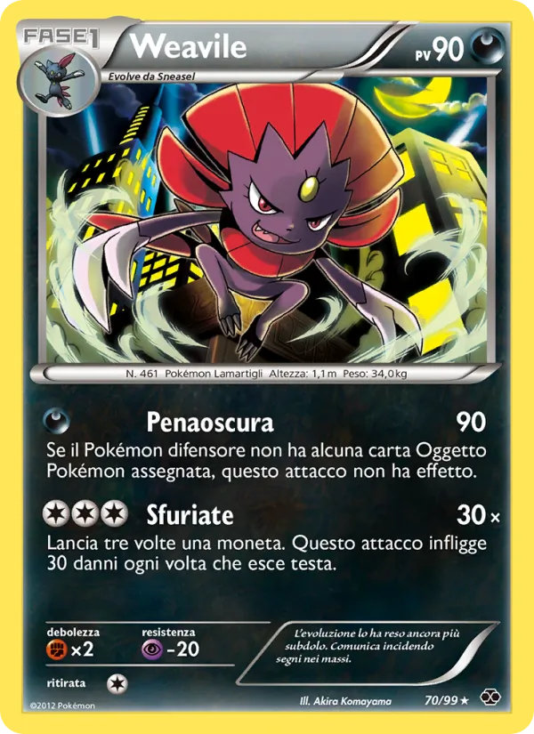 Weavile (Destini Futuri #70/99)