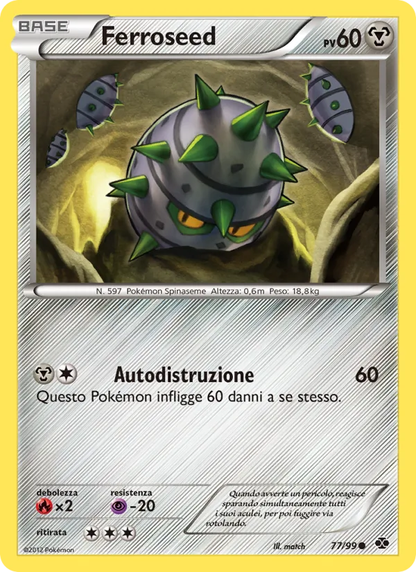Ferroseed (Destini Futuri #77/99)