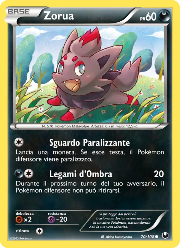 Zorua (Esploratori delle Tenebre #70/108)