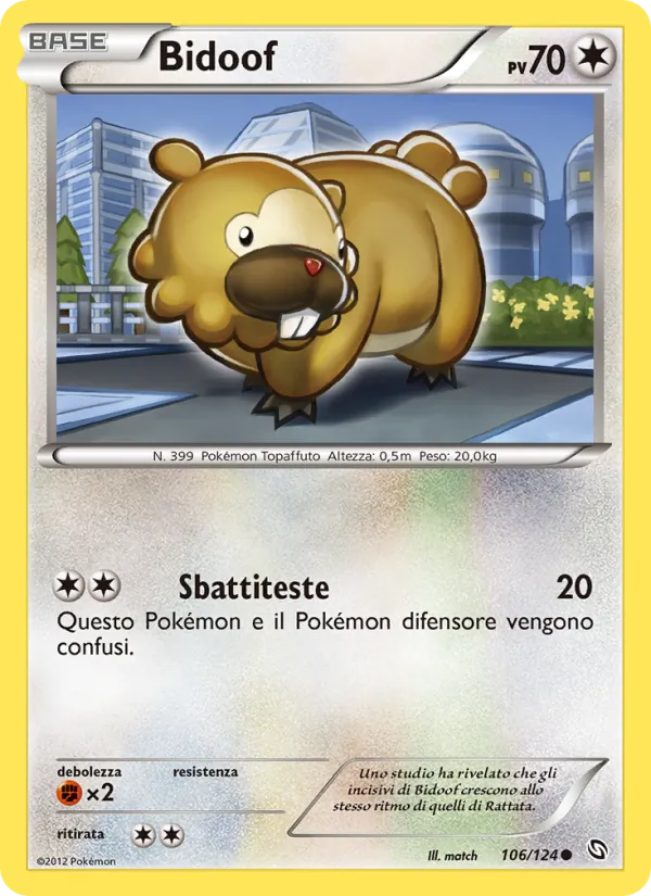 Bidoof (Stirpe dei Draghi #106/124)
