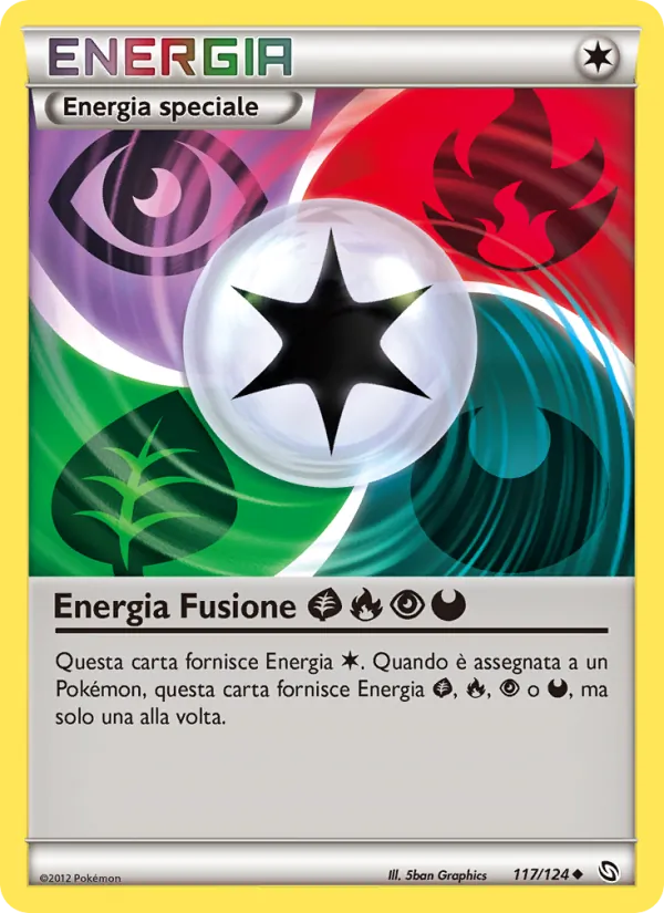 Energia Fusione GrassFirePsychicDarkness (Stirpe dei Draghi #117/124)