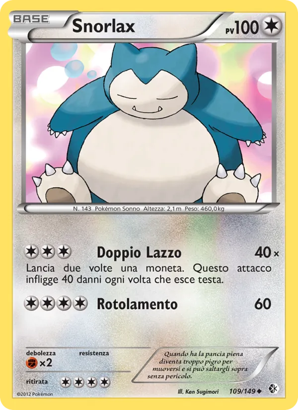 Snorlax (Boundaries Crossed #109/149)