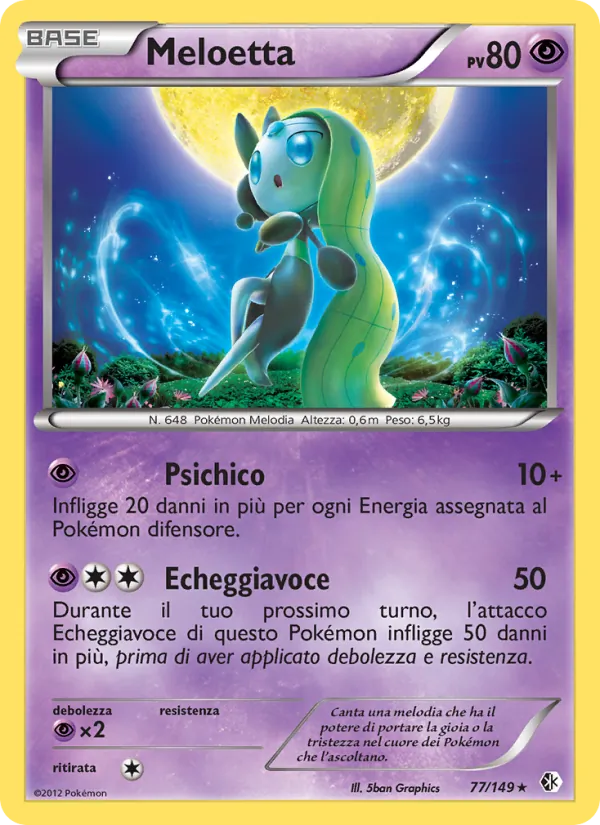 Meloetta (Confini Varcati #77/149)