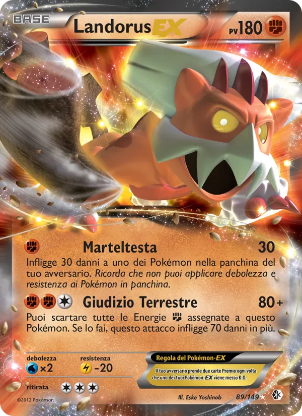 Landorus-EX (Boundaries Crossed #89/149)