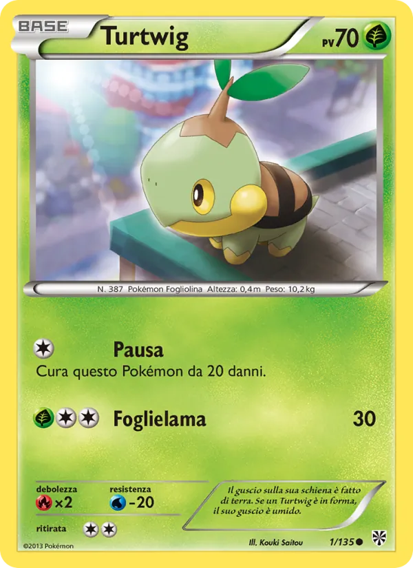 Turtwig (Uragano Plasma #1/135)