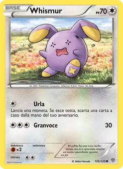 Whismur (Uragano Plasma #105/135)