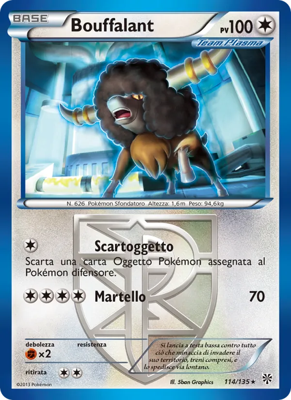 Bouffalant (Uragano Plasma #114/135)