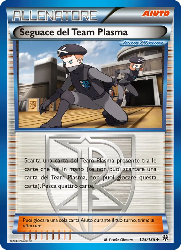 Seguace del Team Plasma (Uragano Plasma #125/135)