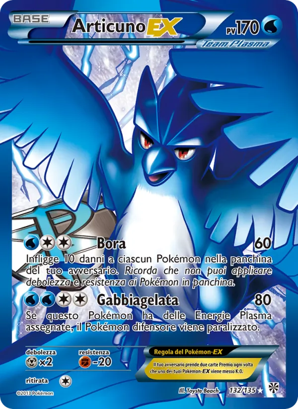 Articuno-EX (Uragano Plasma #132/135)