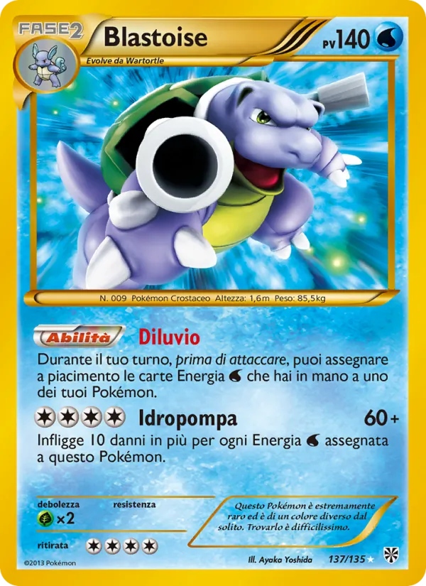Blastoise (Uragano Plasma #137/135)