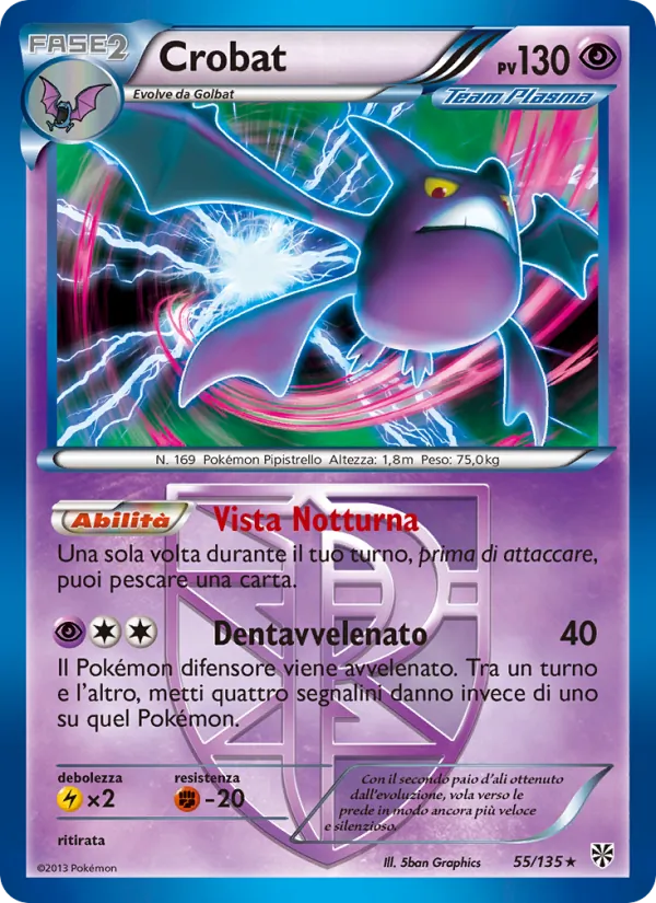 Crobat (Uragano Plasma #55/135)