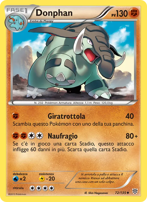 Donphan (Uragano Plasma #72/135)