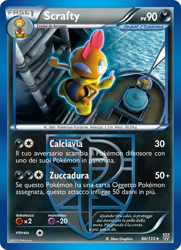 Scrafty (Uragano Plasma #86/135)