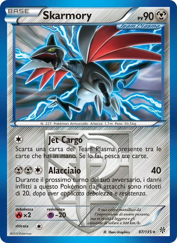 Skarmory (Uragano Plasma #87/135)