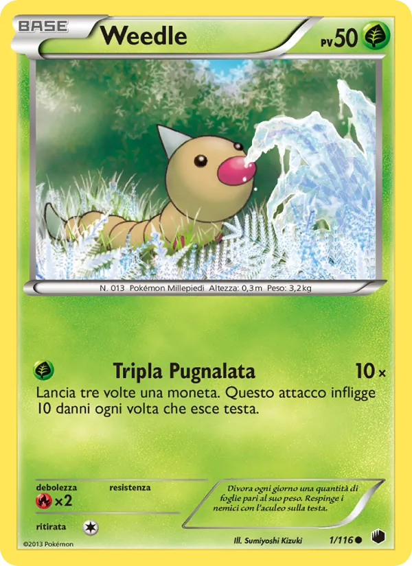 Weedle (Glaciazione Plasma #1/116)