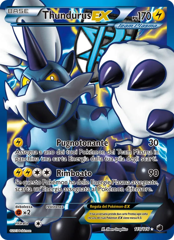 Thundurus-EX (Glaciazione Plasma #110/116)
