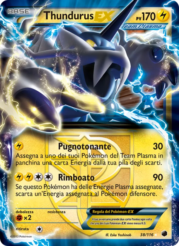 Thundurus-EX (Glaciazione Plasma #38/116)