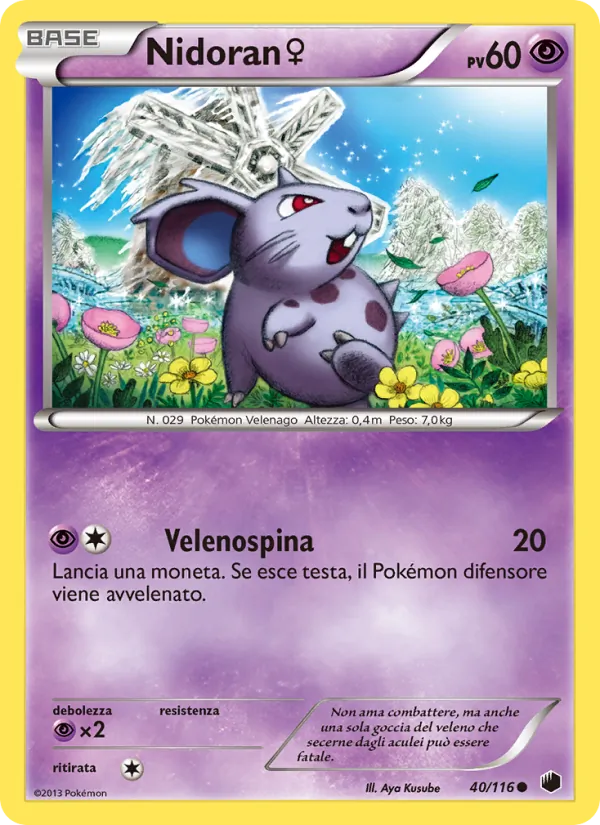 Nidoran♀ (Glaciazione Plasma #40/116)
