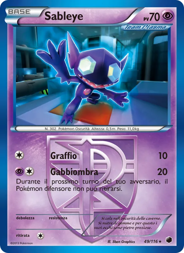 Sableye (Glaciazione Plasma #49/116)