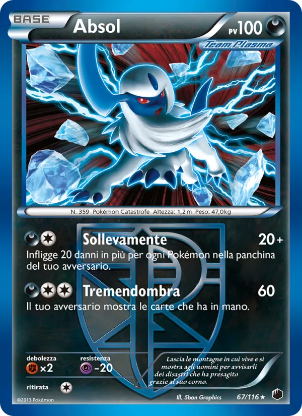 Absol (Glaciazione Plasma #67/116)