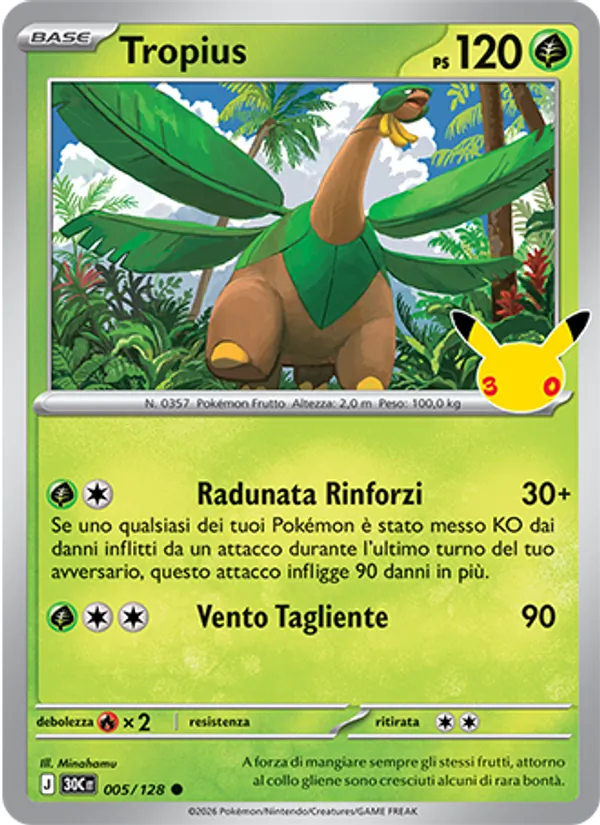 Tropius (30° Anniversario #005/128)