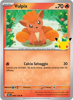 Vulpix (30° Anniversario #009/128)