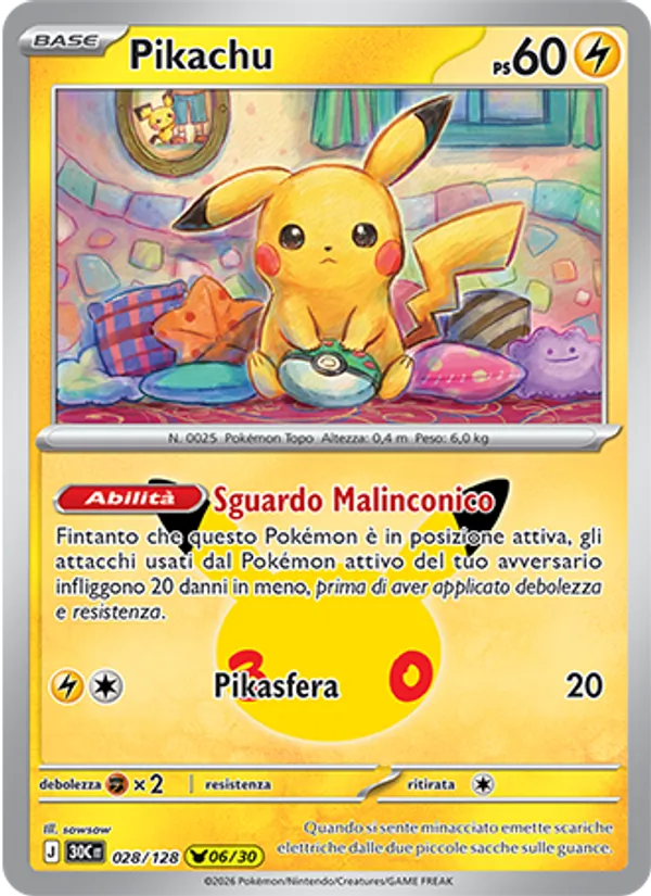 Pikachu (30th Celebration #028/128)