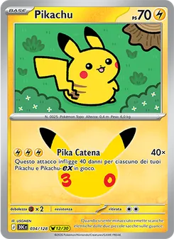 Pikachu (30° Anniversario #034/128)