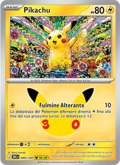 Pikachu (30° Anniversario #040/128)