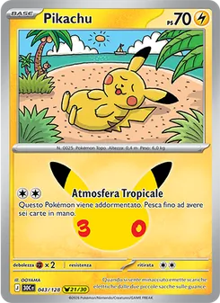 Pikachu (30° Anniversario #043/128)