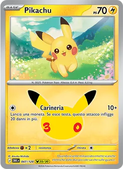 Pikachu (30° Anniversario #047/128)