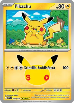 Pikachu (30° Anniversario #050/128)