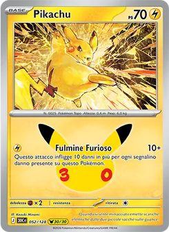 Pikachu (30° Anniversario #052/128)