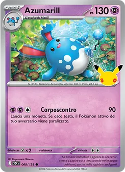 Azumarill (30° Anniversario #068/128)