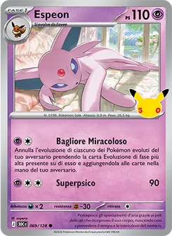 Espeon (30° Anniversario #069/128)