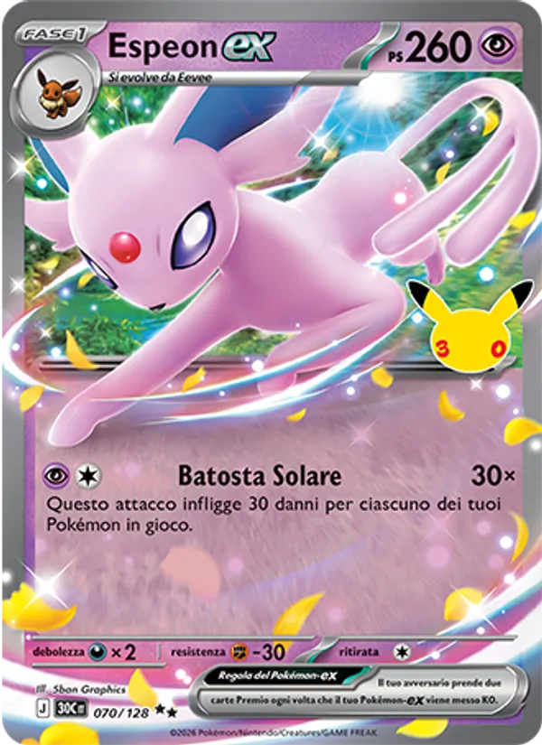 Espeon-ex (30th Celebration #070/128)