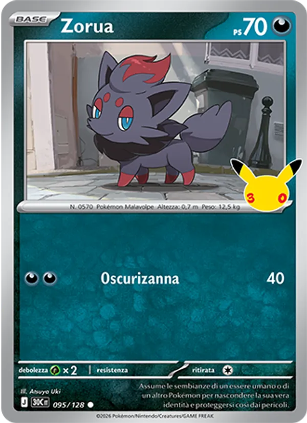 Zorua (30th Celebration #095/128)
