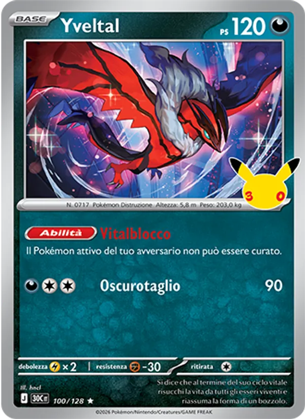 Yveltal (30° Anniversario #100/128)