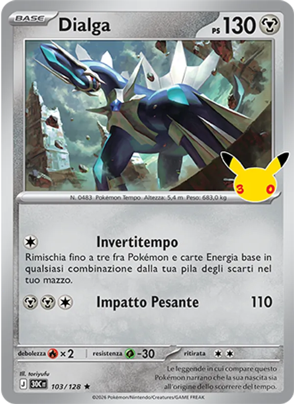 Dialga (30° Anniversario #103/128)