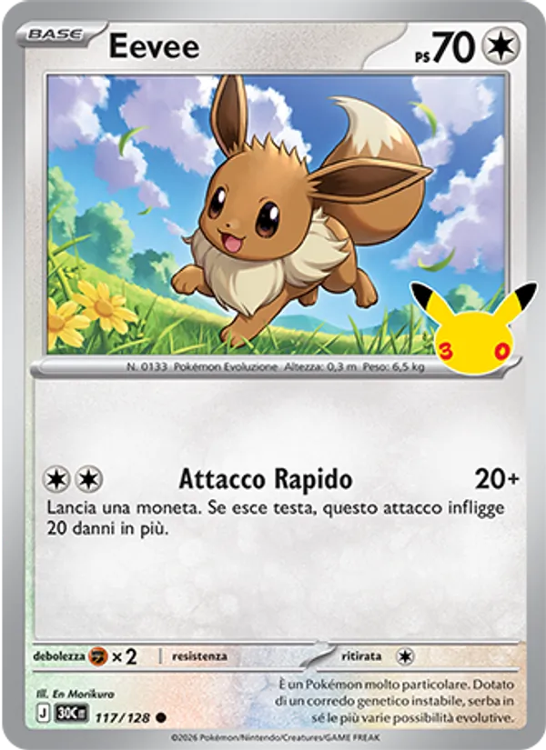 Eevee (30th Celebration #117/128)
