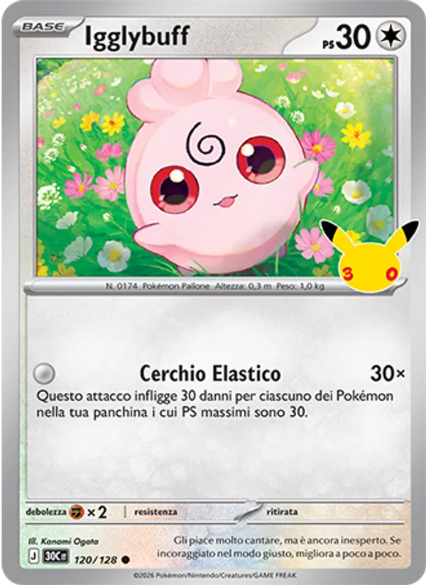 Igglybuff (30th Celebration #120/128)